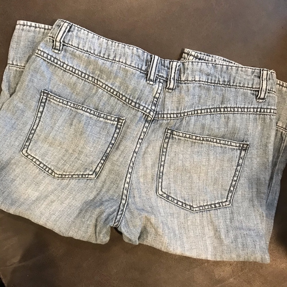 Free People Wide Leg jean Capri - Picture 4 of 9